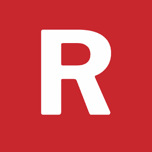 R in red block