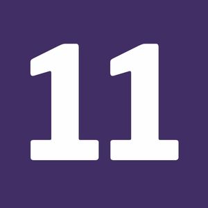 11 in purple box