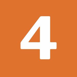 4 in orange box