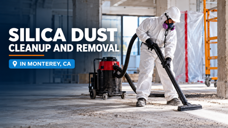 Silica Dust Cleanup in Monterey
