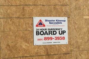 Board Up Sign