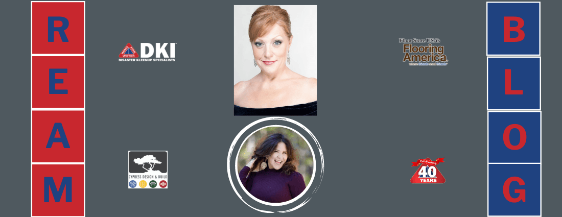 Ream Blog header with photos of Kerstin O'shields and Theresa Ream
