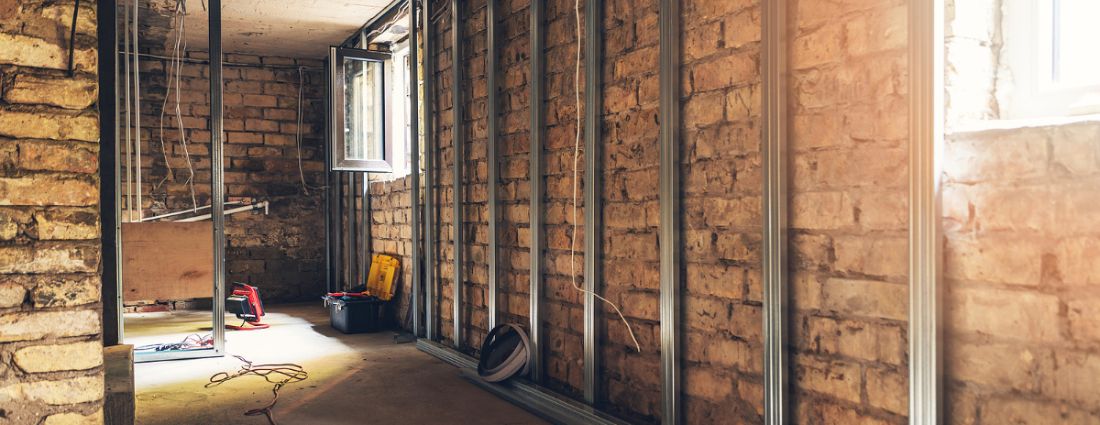 Illustration of Flooded Area Basement Repair Tips